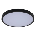Rabalux - Dimmbare Badezimmer-Deckenleuchte (LED RGB) LED/36W/230V 3000-6000K Wi-Fi Tuya IP44 d 42 cm schwarz + Fernbedienung