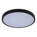 Rabalux - Dimmbare LED-Deckenleuchte für Badezimmer LED/36W/230V 3000-6000K IP44 d 42 cm schwarz + Fernbedienung