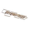 Rabalux - dimmbare LED-Deckenleuchte LED/40W/230V 3000-6500K 33x100 cm goldfarben + Fernbedienung