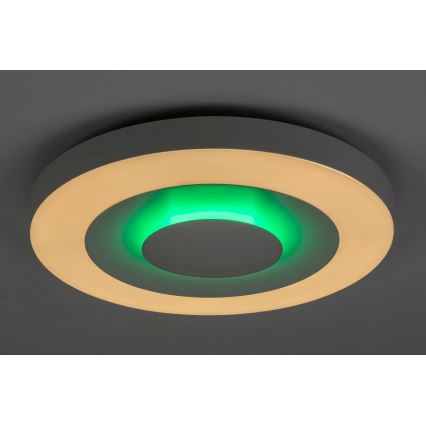 Rabalux - Dimmbare LED-RGB-Deckenleuchte LED/40W/230V 3000-6000K d 50 cm + Fernbedienung