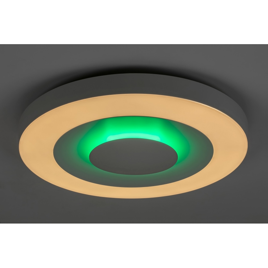 Rabalux - Dimmbare LED-RGB-Deckenleuchte LED/40W/230V 3000-6000K d 50 cm + Fernbedienung