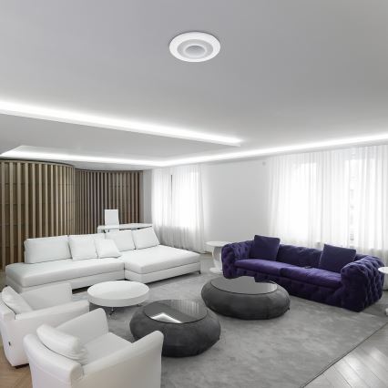 Rabalux - Dimmbare LED-RGB-Deckenleuchte LED/40W/230V 3000-6000K d 50 cm + Fernbedienung