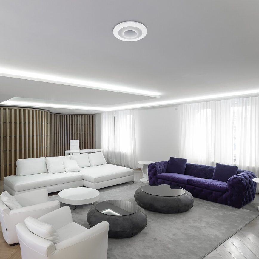 Rabalux - Dimmbare LED-RGB-Deckenleuchte LED/40W/230V 3000-6000K d 50 cm + Fernbedienung