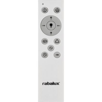 Rabalux - Dimmbare LED-RGB-Deckenleuchte LED/40W/230V 3000-6000K d 50 cm + Fernbedienung
