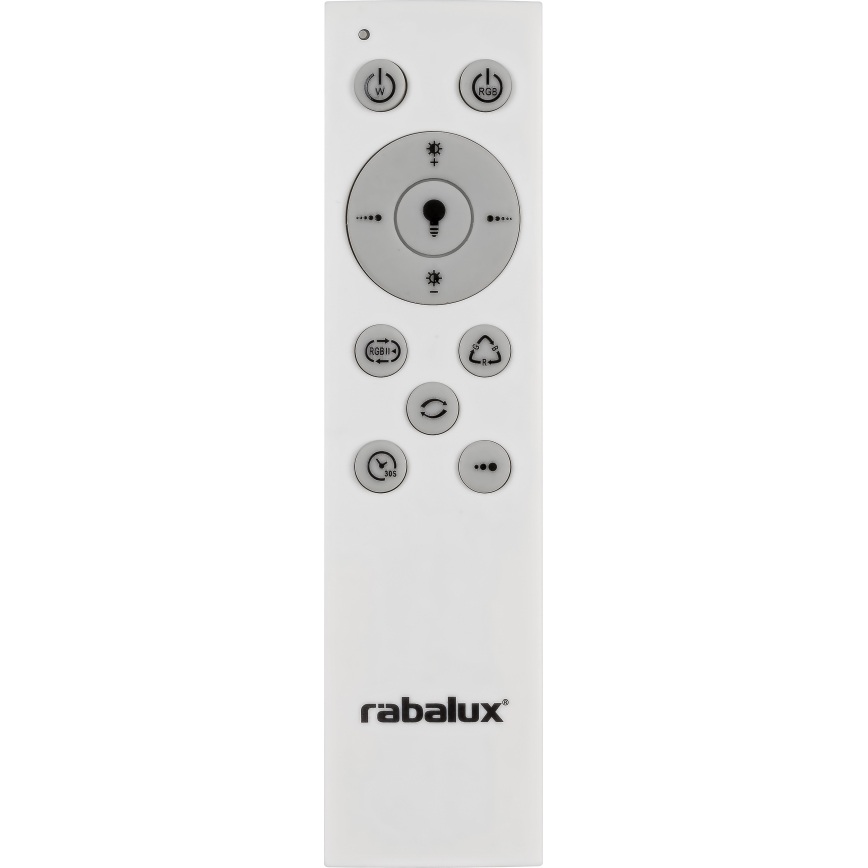 Rabalux - Dimmbare LED-RGB-Deckenleuchte LED/40W/230V 3000-6000K d 50 cm + Fernbedienung