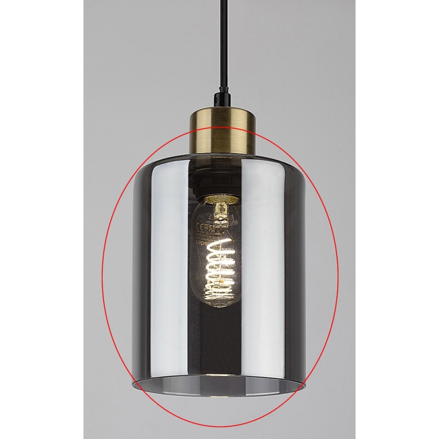 Rabalux - Ersatzglas für E27, Ø 13 cm