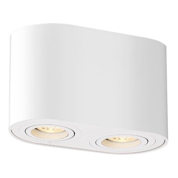 Rabalux - Faretto 2xGU10/42W/230V bianco