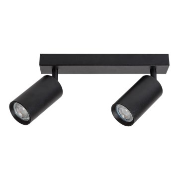 Rabalux - Faretto da binario 2xGU10/25W/230V nero