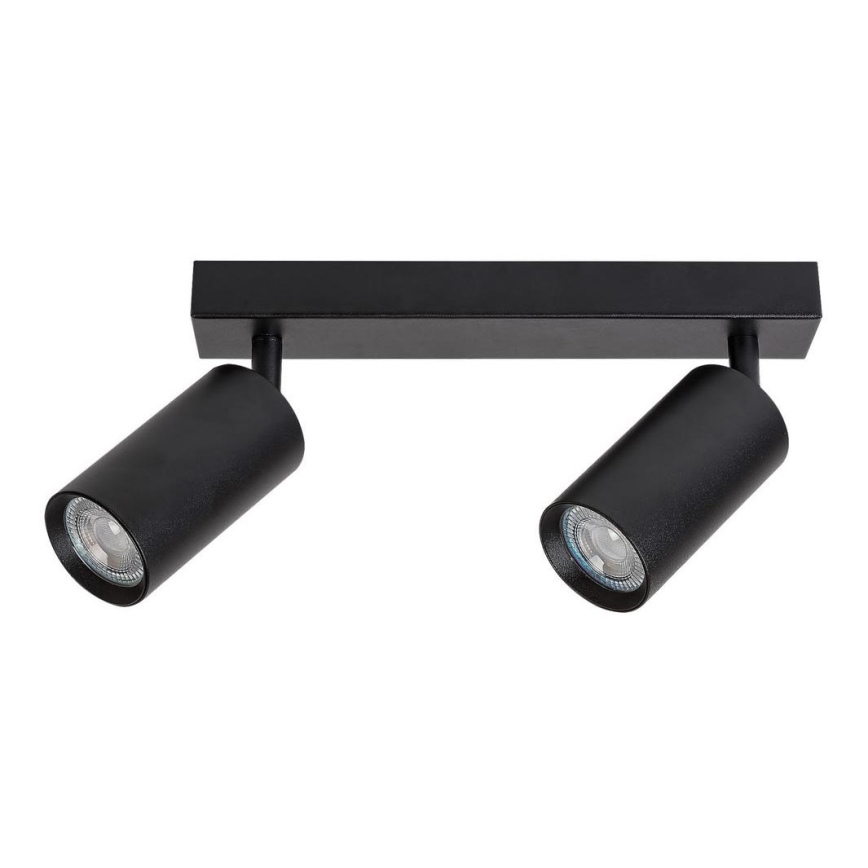 Rabalux - Faretto da binario 2xGU10/25W/230V nero