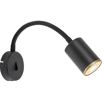 Rabalux - Faretto da parete 1xGU10/15W/230V nero