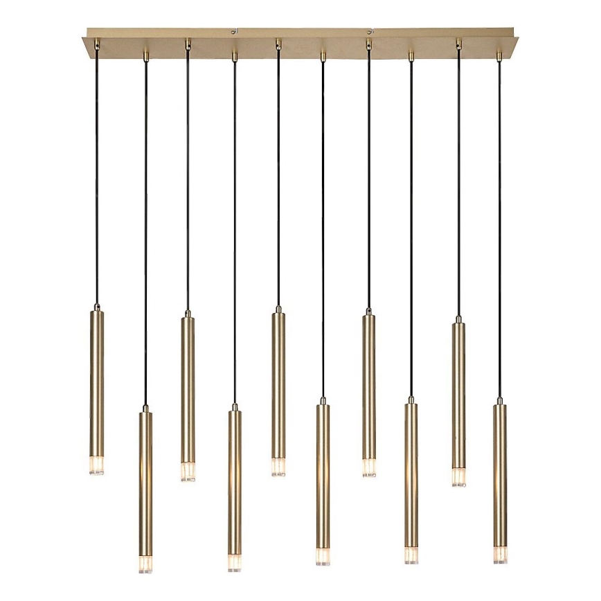 Rabalux - Hängeleuchte 10xG9/5W/230V golden