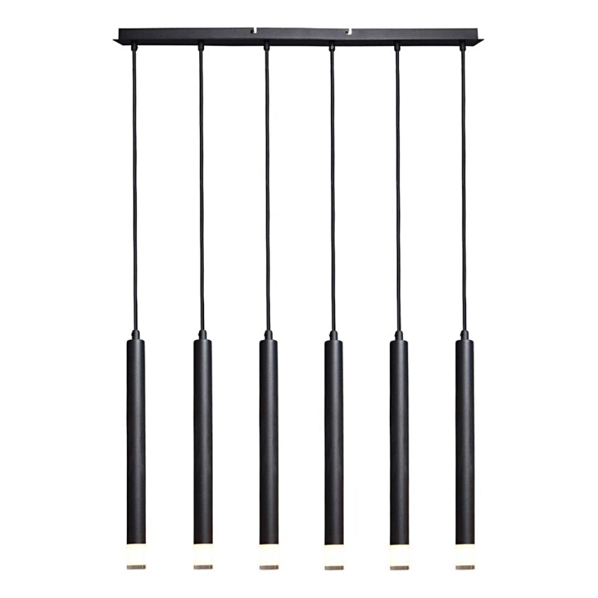 Rabalux - Hängeleuchte 6xG9/5W/230V schwarz