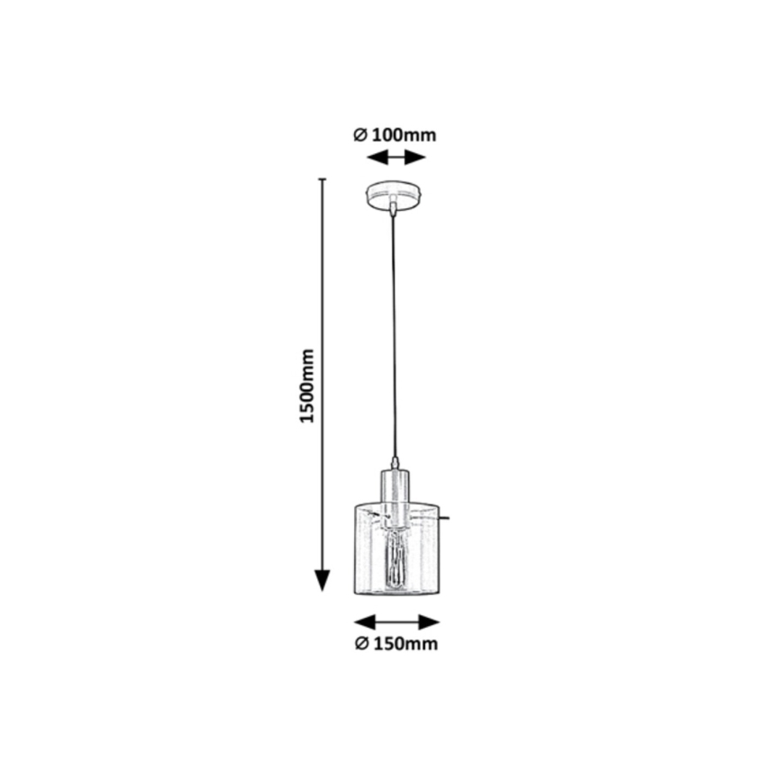 Rabalux - Kronleuchter an Schnur 1xE27/40W/230V