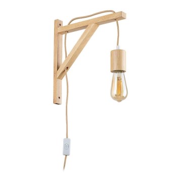 Rabalux - Lampada da parete 1xE27/60W/230V faggio