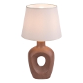 Rabalux - Lampada da tavolo 1xE14/25W/230V marrone/crema