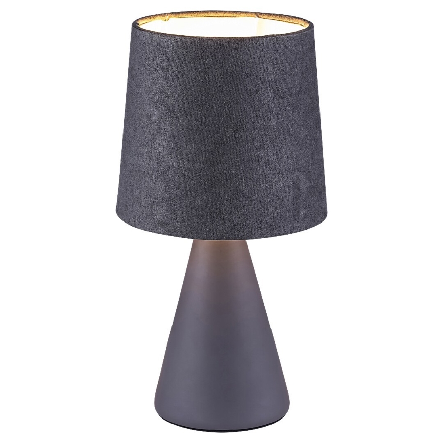 Rabalux - Lampada da tavolo 1xE14/40W/230V grigia