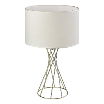 Rabalux - Lampada da tavolo 1xE27/40W/230V oro/bianco