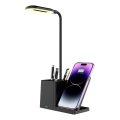 Rabalux - Lampada da tavolo LED dimmerabile con ricarica wireless	 QI LED/4W/5V 3000/4000/6500K nero