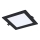 Rabalux - Lampada LED da incasso LED/12W/230V 17x17 cm nero