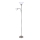 Rabalux - Lampadaire 1xE27/100W+E14/25W chrome mat/blanc