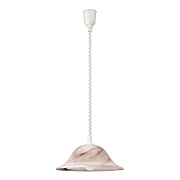 Rabalux - Lampadario 1xE27/60W/230V vetro alabastrino