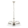 Rabalux - Lampadario a sospensione con catena 5xE27/60W/230V