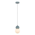 Rabalux - Lampadario a sospensione con filo 1xG9/38W/230V blu