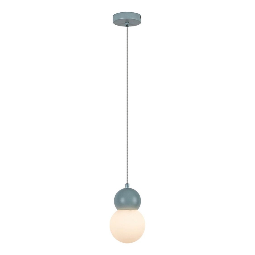 Rabalux - Lampadario a sospensione con filo 1xG9/38W/230V blu