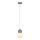 Rabalux - Lampadario a sospensione con filo 1xG9/38W/230V blu