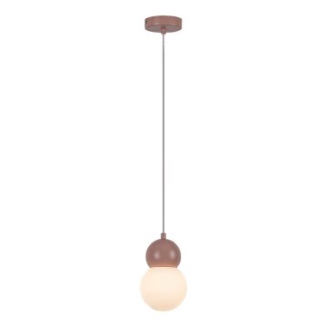 Rabalux - Lampadario a sospensione con filo 1xG9/38W/230V rosa