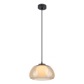 Rabalux - Lampadario a sospensione con filo 1xG9/5W/230V marrone/fumé