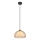 Rabalux - Lampadario a sospensione con filo 1xG9/5W/230V marrone/fumé