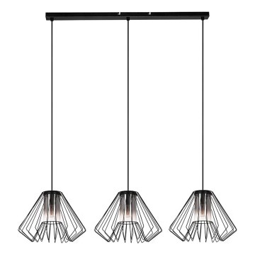 Rabalux - Lampadario a sospensione con filo 3xE27/40W/230V