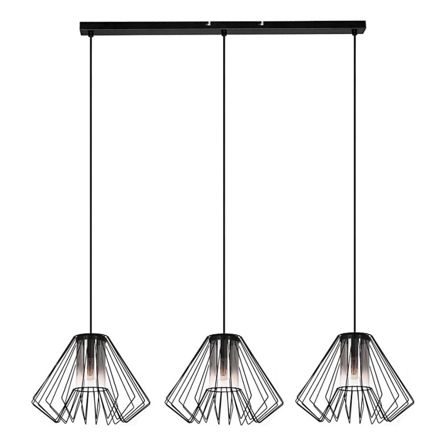 Rabalux - Lampadario a sospensione con filo 3xE27/40W/230V