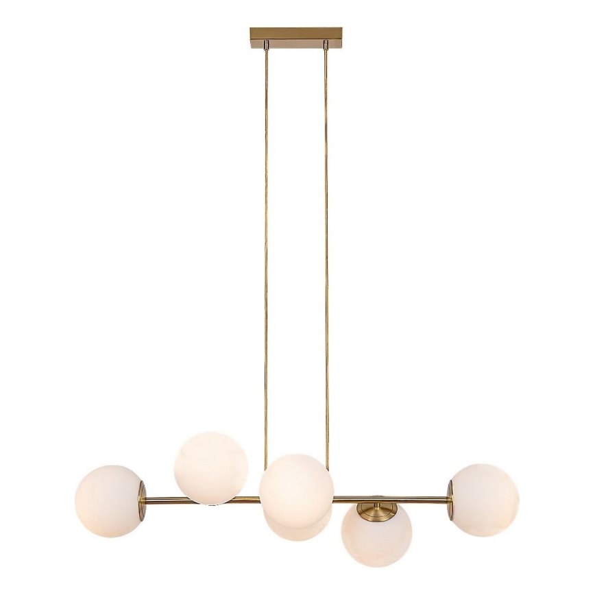Rabalux - Lampadario a sospensione con filo 6xE27/35W/230V oro