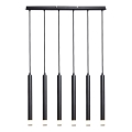 Rabalux - Lampadario a sospensione con filo 6xG9/5W/230V nero