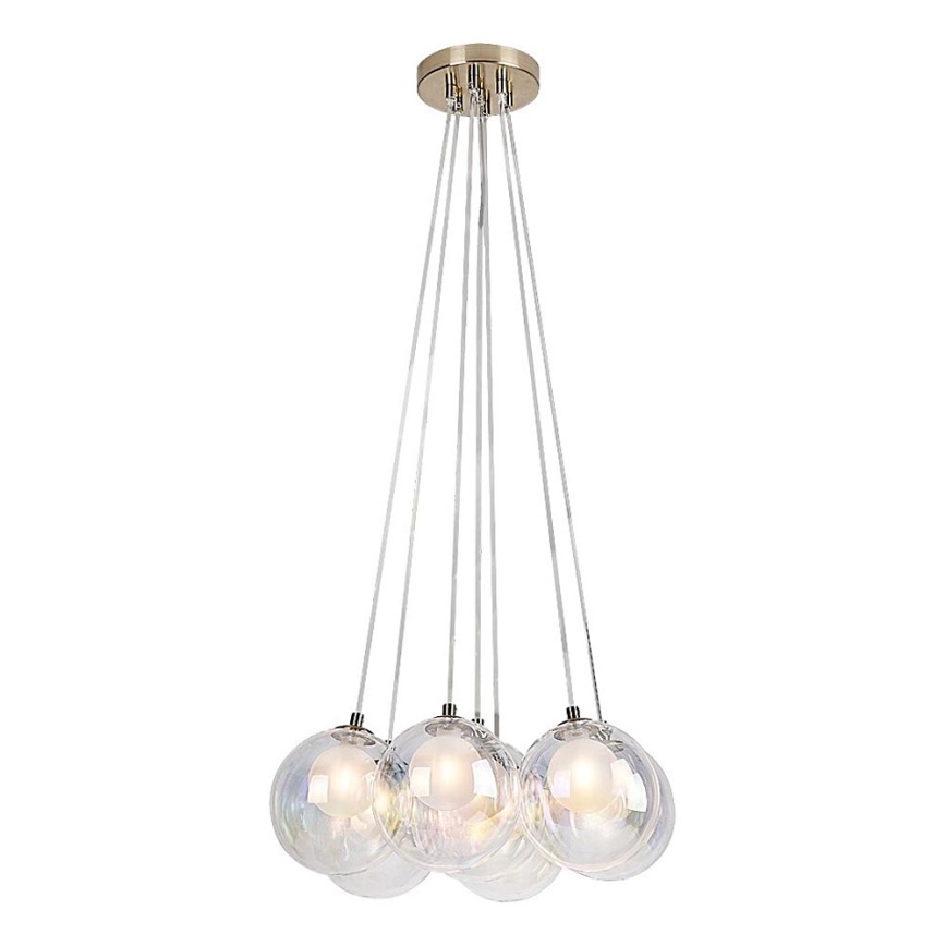 Rabalux - Lampadario a sospensione con filo 7xG9/25W/230V