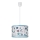 Rabalux - Lampadario a sospensione per bambini 1xE27/40W/230V blu