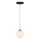 Rabalux - Lampadario LED a sospensione con filo per sistema ferroviario monofase LED/5W/230V 3000K nero