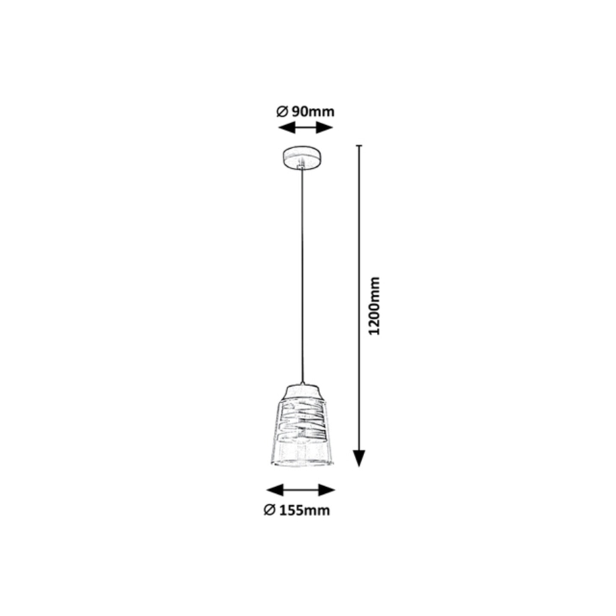 Rabalux - Lampadario su filo 1xE27/60W/230V