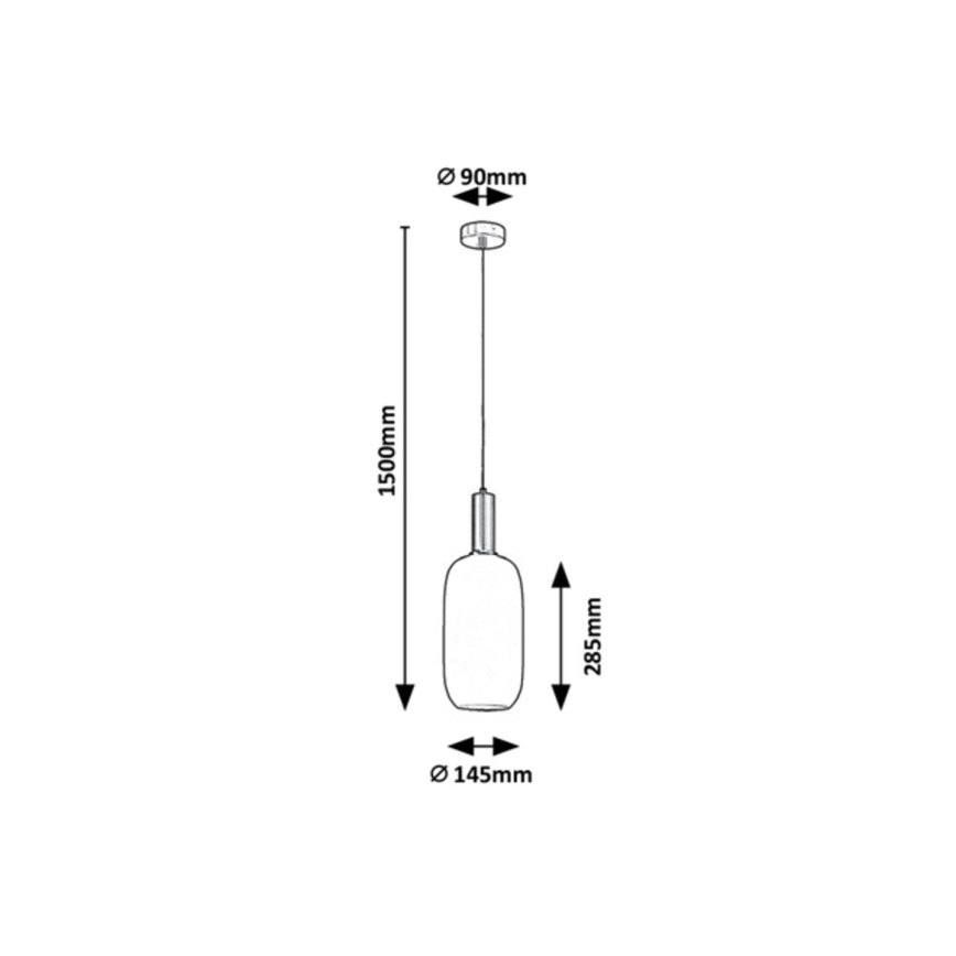 Rabalux - Lampadario su filo 1xE27/60W/230V