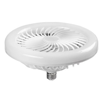 Rabalux - Lampadina LED dimmerabile con ventilatore SMD E27/16W/230V 3000-6500K + telecomando