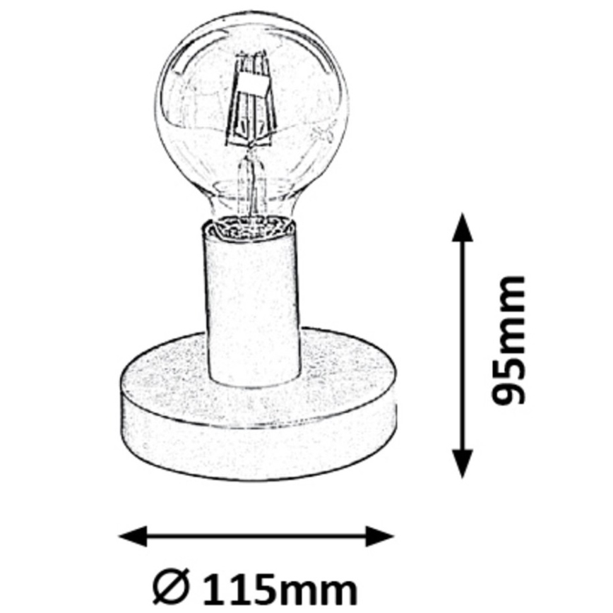 Rabalux - Lampe de table 1xE27/60W/230V