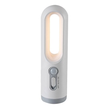 Rabalux - Lampe portable rechargeable avec détecteur LED/0,8W/3,7V 3000/7000K