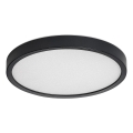 Rabalux - LED-Badezimmer-Deckenleuchte LED/18W/230V 3000/4000/6000K Ø 29 cm IP44 schwarz
