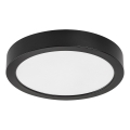 Rabalux - LED-Badezimmer-Deckenleuchte, LED/24 W/230 V, Ø 22 cm, IP44, schwarz