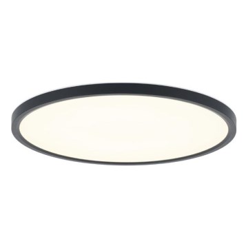 Rabalux - LED-Badezimmer-Deckenleuchte LED/24W/230V 3000/4000/6000K Ø 40 cm IP44 schwarz