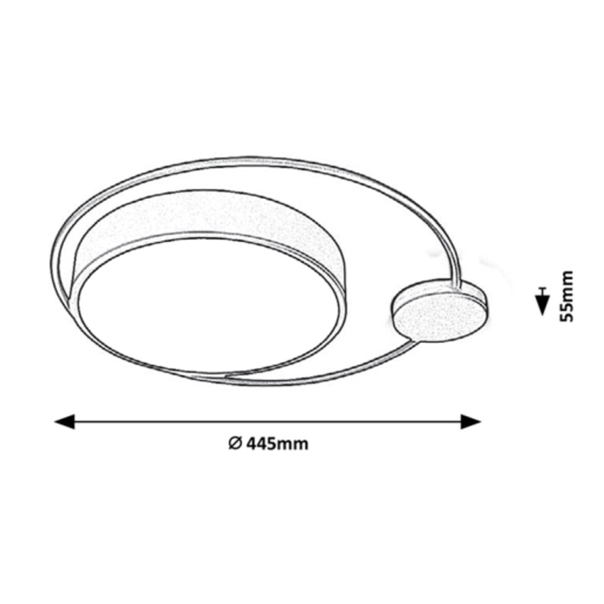 Rabalux - LED-Deckenleuchte 2xLED/28W/230V