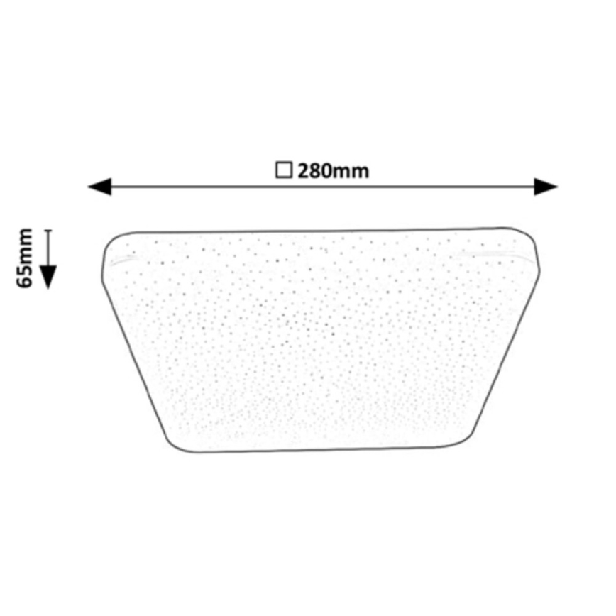 Rabalux - LED-Deckenleuchte LED/12W/230V