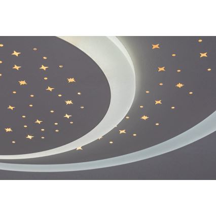 Rabalux - Dimmbare LED-Deckenleuchte LED/47W/230V 3000–6000K + Fernbedienung Ø 48 cm